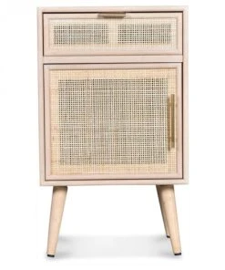Wadiga Table De Chevet Bois Et Rotin -Boutique Maisons du Monde table de chevet bois et rotin 2