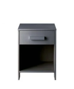 WOOOD Table De Chevet Bois Fsc Noir -Boutique Maisons du Monde table de chevet bois fsc gris anthracite denis