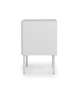 Meubles & Design Table De Chevet Contemporaine Avec Tiroir Blanc -Boutique Maisons du Monde table de chevet contemporaine avec tiroir blanc 2