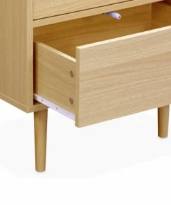 Alice's Garden Table De Chevet Décor Bois Naturel -Boutique Maisons du Monde table de chevet decor bois naturel 5