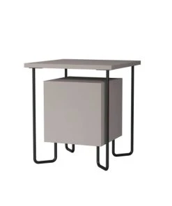 TOILINUX Table De Chevet Design Marron