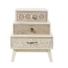 Maisons Du Monde Table De Chevet Déstructurée 3 Tiroirs à Motifs