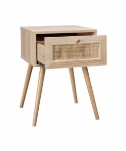 Alice's Garden Table De Chevet Effet Bois Et Cannage, 1 Tiroir 12 Alice's Garden Table De Chevet Effet Bois Et Cannage, 1 Tiroir -Boutique Maisons du Monde table de chevet effet bois et cannage 1 tiroir 4