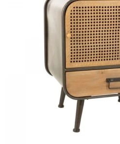 Meubles & Design Table De Chevet Effet Cannage Avec Tiroir Et Placard -Boutique Maisons du Monde table de chevet effet cannage avec tiroir et placard 5