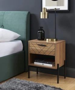 Baita Table De Chevet Effet Chêne Foncé Et Motifs 1 Tiroir 11 Baita Table De Chevet Effet Chêne Foncé Et Motifs 1 Tiroir -Boutique Maisons du Monde table de chevet effet chene fonce et motifs 1 tiroir 3