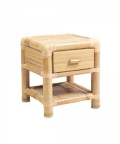 HYDILE Table De Chevet En Bambou
