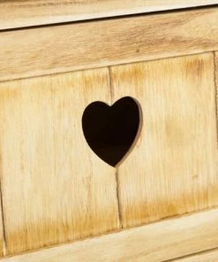 Unimasa Table De Chevet En Bois 1 Tiroir + 3 Paniers 40x29x73cm -Boutique Maisons du Monde table de chevet en bois 1 tiroir 3 paniers 40x29x73cm 4