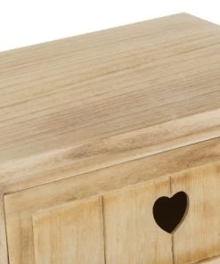 Unimasa Table De Chevet En Bois 1 Tiroir + 3 Paniers 40x29x73cm -Boutique Maisons du Monde table de chevet en bois 1 tiroir 3 paniers 40x29x73cm 5