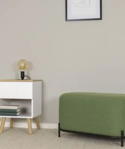 Tenzo Table De Chevet En Bois 1 Tiroir Blanc -Boutique Maisons du Monde table de chevet en bois 1 tiroir blanc 1