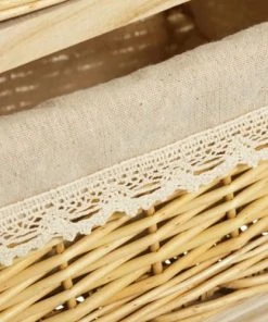 Unimasa Table De Chevet En Bois 1 Tiroir Et 2 Paniers H58cm -Boutique Maisons du Monde table de chevet en bois 1 tiroir et 2 paniers h58cm 4