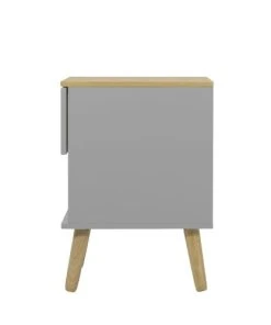 Tenzo Table De Chevet En Bois 1 Tiroir Gris Clair -Boutique Maisons du Monde table de chevet en bois 1 tiroir gris clair 3