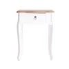 Lastdeco Table De Chevet En Bois Blanc Et Marron 44x32x57 1 Lastdeco Table De Chevet En Bois Blanc Et Marron 44x32x57 -Boutique Maisons du Monde table de chevet en bois blanc et marron 44x32x57