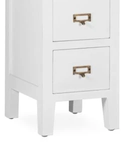 MOYCOR Table De Chevet En Bois Blanc L 30 Cm -Boutique Maisons du Monde table de chevet en bois blanc l 30 cm 2