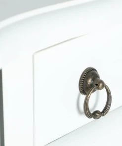 Lastdeco Table De Chevet En Bois Blanche 44x32x57 -Boutique Maisons du Monde table de chevet en bois blanche 44x32x57 2