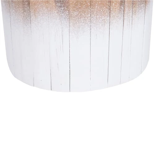 Beliani Table De Chevet En Bois Clair Et Blanc 6 Beliani Table De Chevet En Bois Clair Et Blanc – Image 4