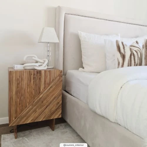 Rendez Vous Déco Table De Chevet En Bois D'acacia 4 Rendez Vous Déco Table De Chevet En Bois D'acacia – Image 2