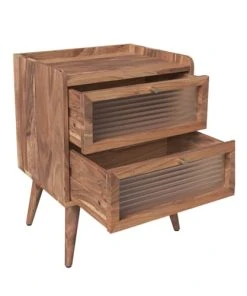 Rendez Vous Déco Table De Chevet En Bois D'acacia 2 Tiroirs 13 Rendez Vous Déco Table De Chevet En Bois D'acacia 2 Tiroirs -Boutique Maisons du Monde table de chevet en bois d acacia 2 tiroirs 5