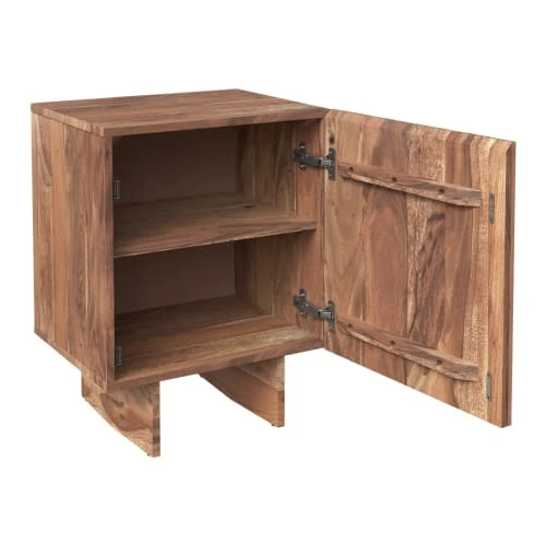 Rendez Vous Déco Table De Chevet En Bois D'acacia 7 Rendez Vous Déco Table De Chevet En Bois D'acacia – Image 5