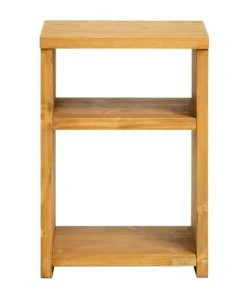 Hannun Table De Chevet En Bois D'épicéa De Couleur Marron Clair