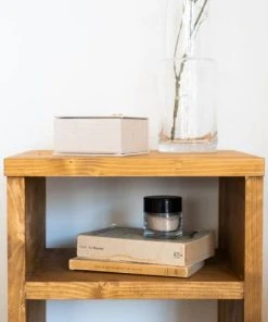 Hannun Table De Chevet En Bois D'épicéa De Couleur Marron Clair -Boutique Maisons du Monde table de chevet en bois d epicea de couleur marron clair 5