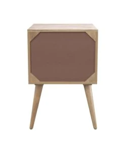 Rendez Vous Déco Table De Chevet En Bois De Manguier Gravé 2 Tiroirs -Boutique Maisons du Monde table de chevet en bois de manguier grave 2 tiroirs 4