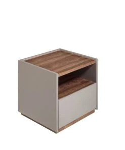 Angel Cerda Table De Chevet En Bois De Noyer