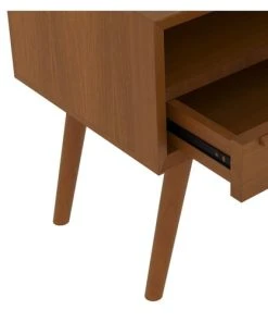 Rendez Vous Déco Table De Chevet En Bois De Teck, 1 Niche Et 1 Tiroir -Boutique Maisons du Monde table de chevet en bois de teck 1 niche et 1 tiroir 2