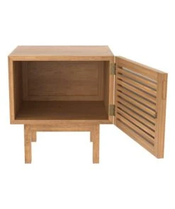 Rendez Vous Déco Table De Chevet En Bois De Teck, 1 Porte 11 Rendez Vous Déco Table De Chevet En Bois De Teck, 1 Porte -Boutique Maisons du Monde table de chevet en bois de teck 1 porte 2