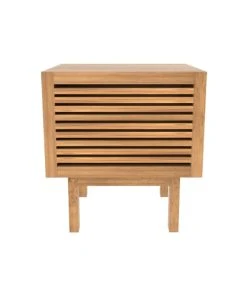 Rendez Vous Déco Table De Chevet En Bois De Teck, 1 Porte
