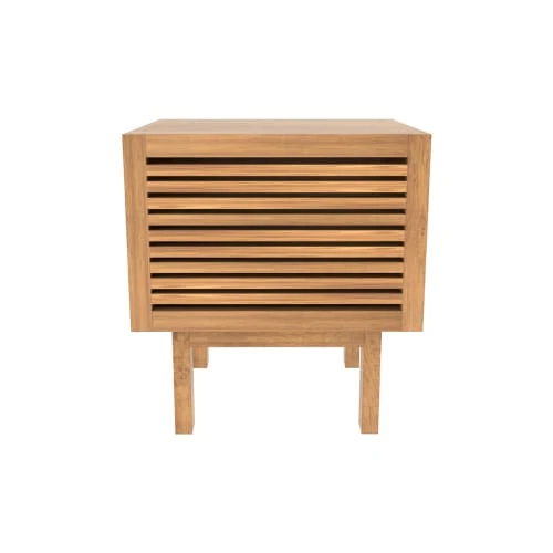 Rendez Vous Déco Table De Chevet En Bois De Teck, 1 Porte 3 Rendez Vous Déco Table De Chevet En Bois De Teck, 1 Porte