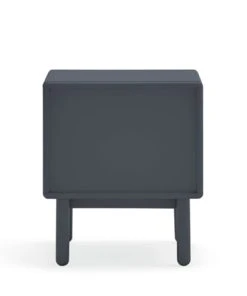 TEULAT Table De Chevet En Bois Gris Anthracite -Boutique Maisons du Monde table de chevet en bois gris anthracite 4