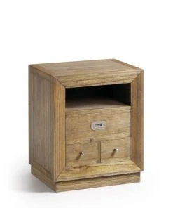 MOYCOR Table De Chevet En Bois Marron