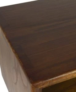 MOYCOR Table De Chevet En Bois Marron Et Tiroir Blanc L 45 Cm 11 MOYCOR Table De Chevet En Bois Marron Et Tiroir Blanc L 45 Cm -Boutique Maisons du Monde table de chevet en bois marron et tiroir blanc l 45 cm 3