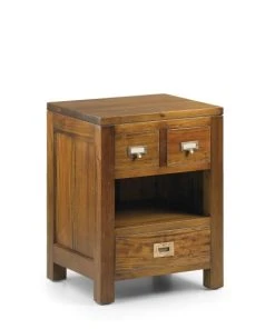 MOYCOR Table De Chevet En Bois Marron L 45 Cm