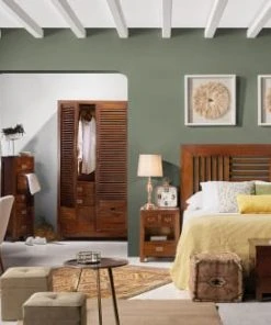 MOYCOR Table De Chevet En Bois Marron L 45 Cm -Boutique Maisons du Monde table de chevet en bois marron l 45 cm 3