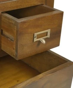 MOYCOR Table De Chevet En Bois Marron L 50 Cm -Boutique Maisons du Monde table de chevet en bois marron l 50 cm 2