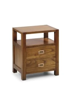 MOYCOR Table De Chevet En Bois Marron L50