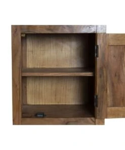 Wadiga Table De Chevet En Bois Massif D'acacia 45x31x65cm -Boutique Maisons du Monde table de chevet en bois massif d acacia 45x31x65cm 3