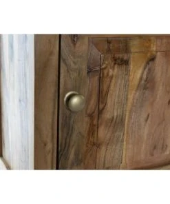 Wadiga Table De Chevet En Bois Massif D'acacia 45x31x65cm -Boutique Maisons du Monde table de chevet en bois massif d acacia 45x31x65cm 4