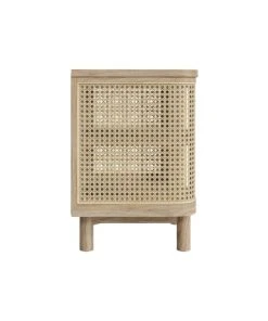 Rendez Vous Déco Table De Chevet En Bois Massif Et Cannage -Boutique Maisons du Monde table de chevet en bois massif et cannage 3