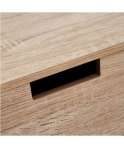 Unimasa Table De Chevet En Bois MDF Et Métal 1 Tiroir -Boutique Maisons du Monde table de chevet en bois mdf et metal 1 tiroir 2