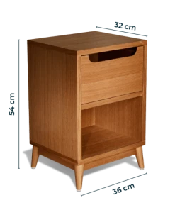 Kulile Table De Chevet En Chene Miel Beige Havane 11 Kulile Table De Chevet En Chene Miel Beige Havane -Boutique Maisons du Monde table de chevet en chene miel beige havane 2