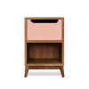 Kulile Table De Chevet En Chene Miel Rose Blush -Boutique Maisons du Monde table de chevet en chene miel rose blush