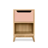 Kulile Table De Chevet En Chene Naturel Rose Blush 2 Kulile Table De Chevet En Chene Naturel Rose Blush -Boutique Maisons du Monde table de chevet en chene naturel rose blush