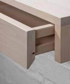 WOODEK Table De Chevet En Hêtre Blanc Huilé -Boutique Maisons du Monde table de chevet en hetre blanc huile 8