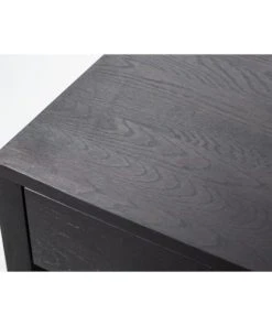 WOODEK Table De Chevet En Hêtre Massif Noir 9 WOODEK Table De Chevet En Hêtre Massif Noir -Boutique Maisons du Monde table de chevet en hetre massif noir 3