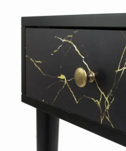 RNT By Really Nice Things Table De Chevet En MDF Avec Imprimé En Marbre Noir. 11 RNT By Really Nice Things Table De Chevet En MDF Avec Imprimé En Marbre Noir. -Boutique Maisons du Monde table de chevet en mdf avec imprime en marbre noir 3