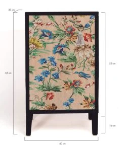 RNT By Really Nice Things Table De Chevet En Pin Massif Avec Imprimé Floral. 10 RNT By Really Nice Things Table De Chevet En Pin Massif Avec Imprimé Floral. -Boutique Maisons du Monde table de chevet en pin massif avec imprime floral 2