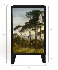 RNT By Really Nice Things Table De Chevet En Pin Massif Avec Imprimé Forestier 10 RNT By Really Nice Things Table De Chevet En Pin Massif Avec Imprimé Forestier -Boutique Maisons du Monde table de chevet en pin massif avec imprime forestier 2