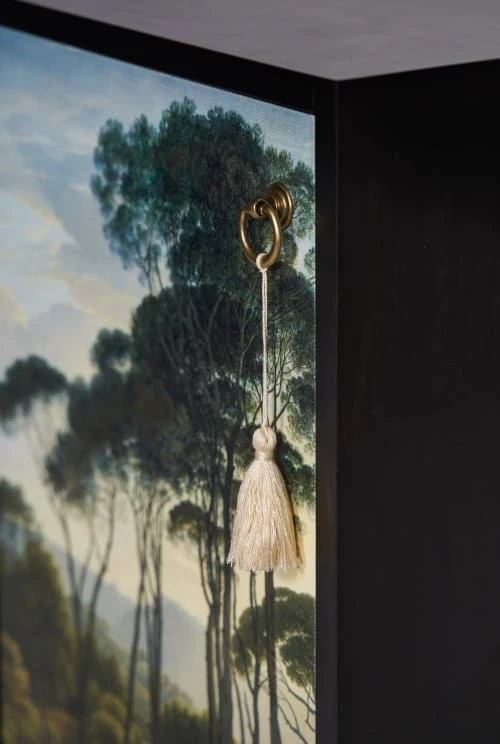 RNT By Really Nice Things Table De Chevet En Pin Massif Avec Imprimé Forestier 6 RNT By Really Nice Things Table De Chevet En Pin Massif Avec Imprimé Forestier – Image 4